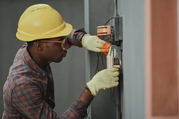 Concept design demonstration showing residential condenser changeout